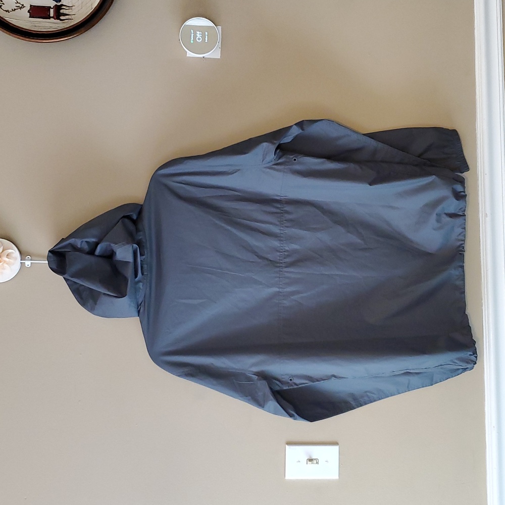 Patagonia Rain Jacket  Windbreaker Hooded Gray Full Zip Mens Size S - Picture 2 of 12
